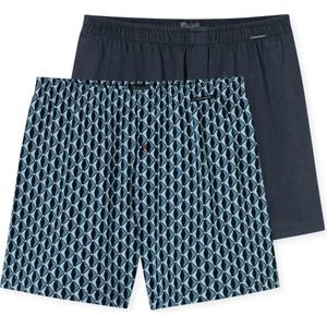 Schiesser - 172691 - Herenslip - Atlantisch Blauw - Verpakking van 2 Stuks