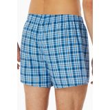 Schiesser - Boxershorts 2-Pack - Blauw-Navy - Katoen