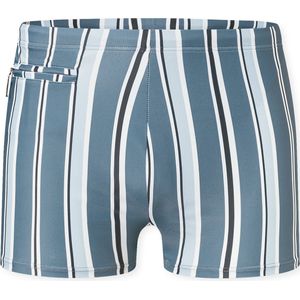 Schiesser - Zwembroek - Atlantisch Blauw - Gerecyclede Stof - Met Rits