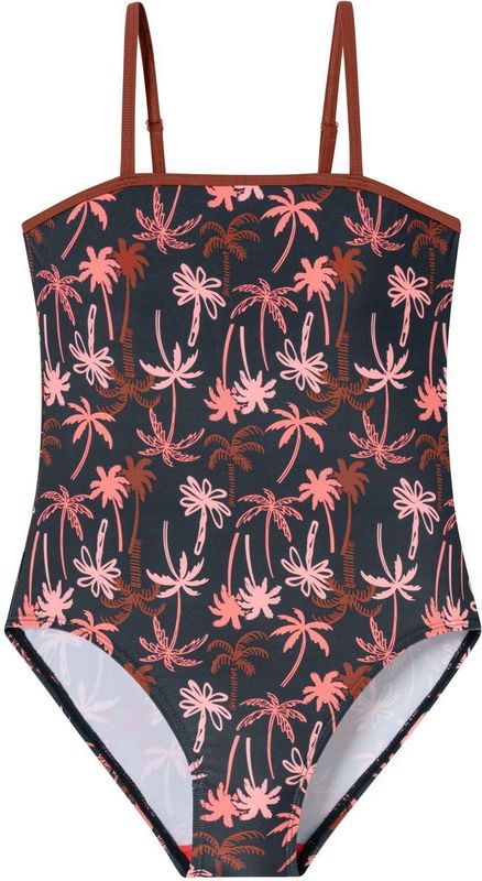 Schiesser - Badpak - Meisjes - Kleur - Gerecycled Materiaal - UV-Bescherming 40+