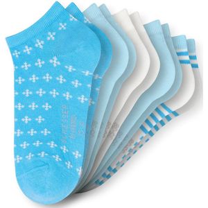 Schiesser - Bluebird - Sneakersokken - Multicolor - 5 Paar, Slijtvast Katoen