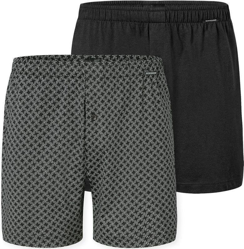 Schiesser - 182427 Boxershorts Multipacks - Assorti 5 - Heren Boxershorts - 2-Pack