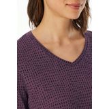 Uncover - Nachthemd - Pruim - Katoen - Lange Mouwen