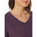 Uncover - Nachthemd - Pruim - Katoen - Lange Mouwen