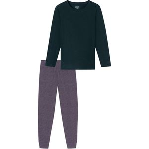 SCHIESSER - UNCOVER - Pyjama - Blauw - Katoen - 2-delig