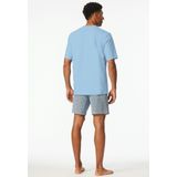 Schiesser - Comfort - Nachtkleding - Donkerblauw - 100% Katoen