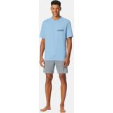 Schiesser - Comfort - Nachtkleding - Donkerblauw - 100% Katoen