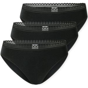 Schiesser - 182908 - Rioslip - Zwart - Katoenmix - Set van Drie