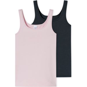 SCHIESSER - 95/5 - Onderhemd - Meisjes - Biologische Katoen - Multipack