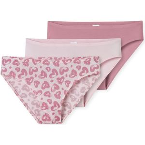 Schiesser - Meisjesondergoed - Biologisch Katoen 95/5 - Set van 3 - Maat 140 tot 176