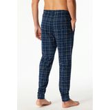 Schiesser - Mix+Relax - Pantalon - Blauw - Heren - Slaapkleding