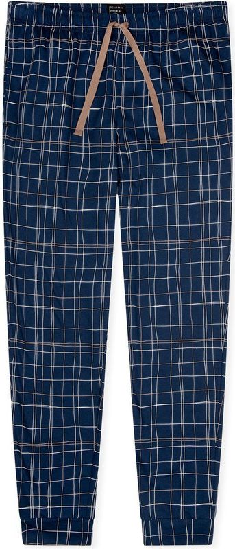Schiesser - Mix+Relax - Pantalon - Blauw - Heren - Slaapkleding