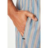 Schiesser - Lange Pyjamabroek - Blauw - Biologisch Katoen