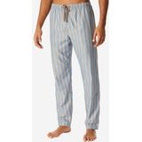 Schiesser - Lange Pyjamabroek - Blauw - Biologisch Katoen