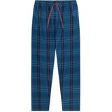 Schiesser Heren slaapbroek lang Web - Mix + Relax - Organic Cotton, Donkerblauw 182192, 48