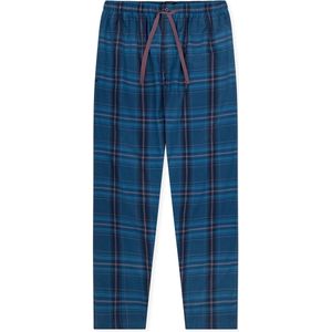 Schiesser Heren slaapbroek lang Web - Mix + Relax - Organic Cotton, Donkerblauw 182192, 48