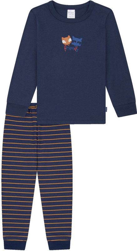 SCHIESSER - Nachtkledij - Navy - Boys World - 2-delig - Katoen