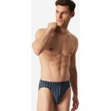 Schiesser - Long Life Soft - Supermini Slip - Zwartblauw