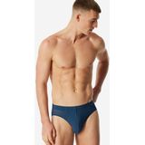 Schiesser - Rio - Slip - Blauw - Microvezel