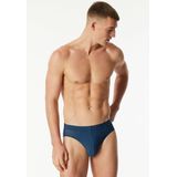 Schiesser - Rio - Slip - Blauw - Microvezel