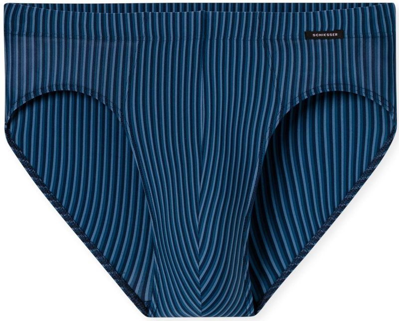 Schiesser - Rio - Slip - Blauw - Microvezel