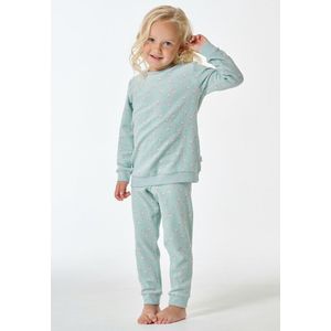 SCHIESSER - Nachtkledij - Mintgroen/Rosa - 'Girls World' - 2-delig