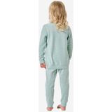 SCHIESSER - Girls World - Nachtkledij - Mintgroen/Rosa - 2-delig - Katoen - Bloemenprint