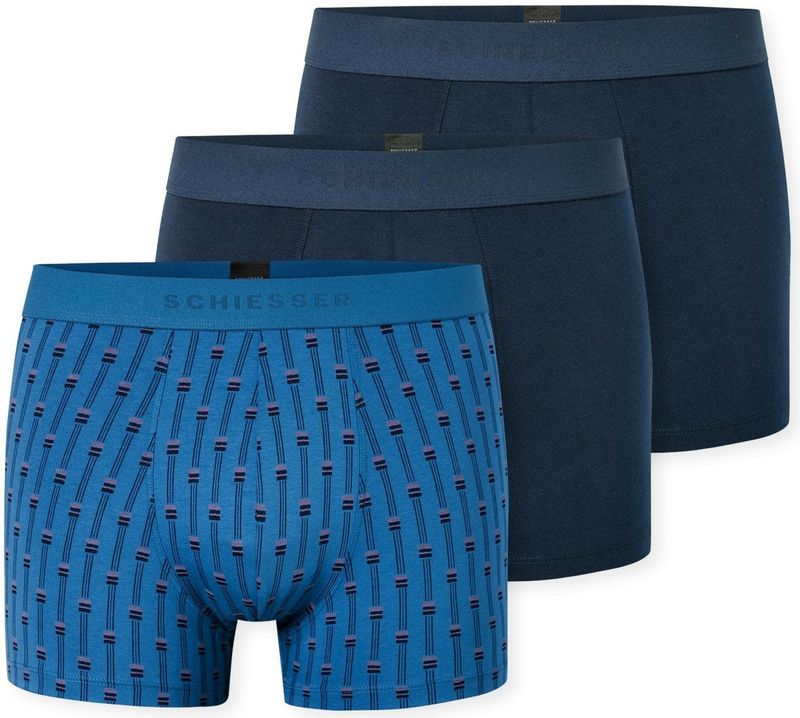 Schiesser - Boxershorts - Biologisch Katoen - 3 Stuks - 95/5 Organisch