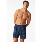 Schiesser - Boxershorts - Blauw - Jersey - 2-pack