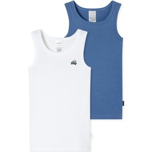 SCHIESSER - Hemd 0/0 - Onderhemd - Jongens - 100% Biologisch Katoen