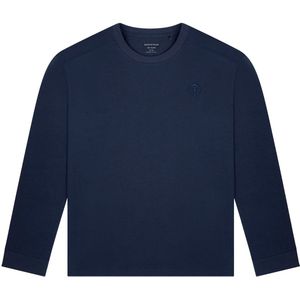 SCHIESSER - 150 YEARS - Shirt - Donkerblauw - Lange Mouw