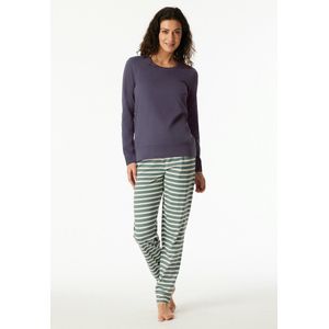 Schiesser - Casual Essentials - Pyjama - Indigo - Katoen - 2-delig