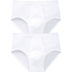 SCHIESSER Original Classics - Sportslips - Wit - 100% Mako-katoen