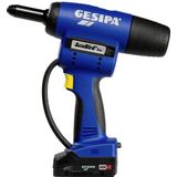 Gesipa AccuBird Pro CAS 1679661 Accu-popnagelpistool 18 V 2 Ah Li-ion Incl. accu, Incl. lader