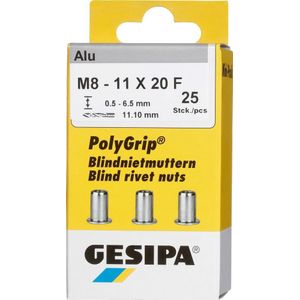 Gesipa 1464841 klinknagels, grijs