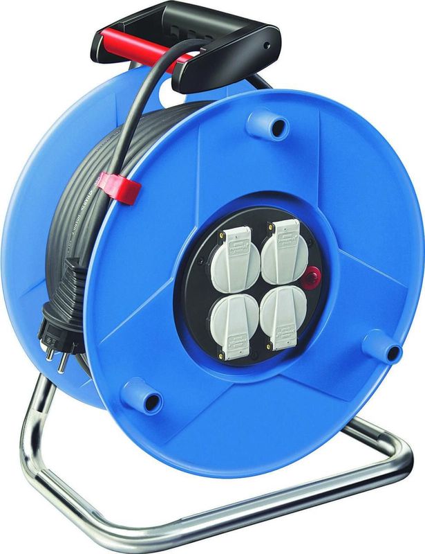 Kabelhaspel - Brennenstuhl - 25 Meter (4-voudi - IP2 - 3 X 1.5 Mm²)