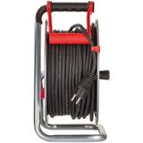 Kabeltrommel Garant s 50 m H05RR-F 3 x 1,5 mm² 290 mm 3 Schutzkontaktsteckdosen Stahlblech IP44 - Brennenstuhl