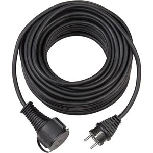 Brennenstuhl Kwaliteits verlengsnoer 10m (IP44, kabel voor buiten) zwart