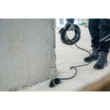 Brennenstuhl - Bouwplaats Stroom Verlengkabel - Zwart - 10 Meter - IP44