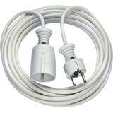 Brennenstuhl - CEE 7/7 - CEE 7/3 Stroom Verlengkabel - Wit - 5 Meter