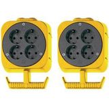 Brennenstuhl - Slingerverdeler - 5 m Kabel - Slagvaste Kunststof - 4 Aansluitingen