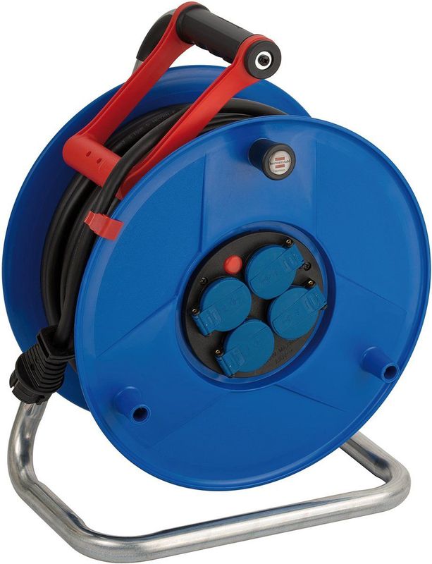 Verlengkabel - 40m - H07RN-F 3G2,5 - Rubber-Neopreen - Geaarde Stopcontacten