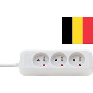 Brennenstuhl - Eco-Line Stekkerdoos - 3 Contacten - België - Kinderbeveiliging