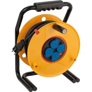 Brennenstuhl Brobusta Bretec IP44 kabelhaspel voor nijverheid/bouw | 25m | H07RN-F 3G2,5 FR - 1312604