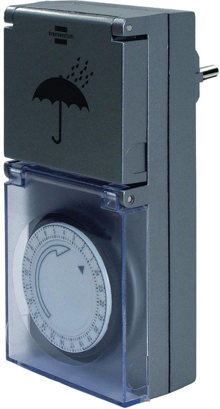 Brennenstuhl - MMZ 44 - Tijdschakelklok - Grijs - Mechanisch - Voor Buiten