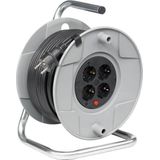 Brennenstuhl - Kabelhaspel Ak 260 - Verlengkabel - Grijs - 40 M - H05VV-F 3G1,5