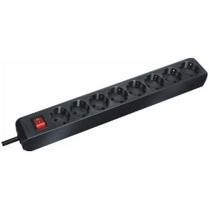 6 x Brennenstuhl Steckdosenleiste 8-fach 3m schwarz