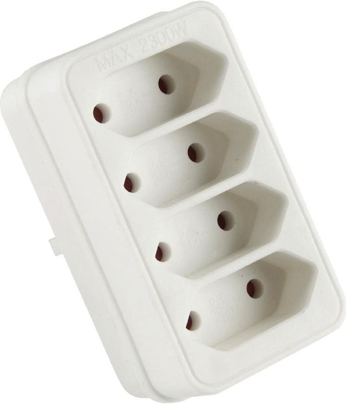 Geaarde Adapterstekker 4