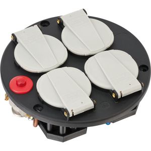 KOOSLA 12-voudige stekkertoren met overspanningsbeveiliging (4000 W/16