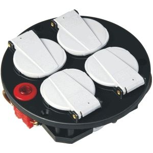 Brennenstuhl Stekkerdoos, montageplaat, 4-voudig, IP20, 230 V/16 A, met thermostaat, 1081080